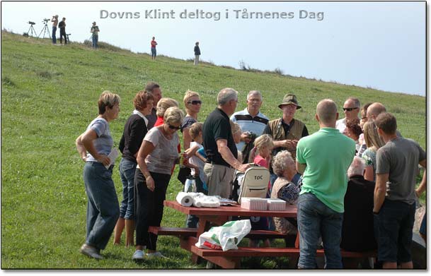 Jan Holm Jensen fremviser Vendehals, Trnenes Dag Dovns Klint